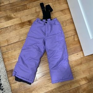 Purple snow pants toddler